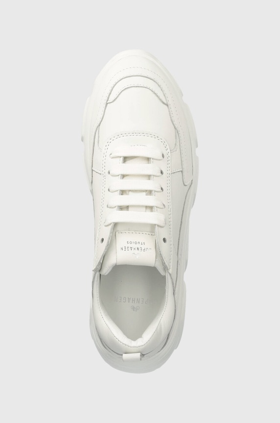 Kožené sneakers boty Copenhagen Vitello bílá CPH40