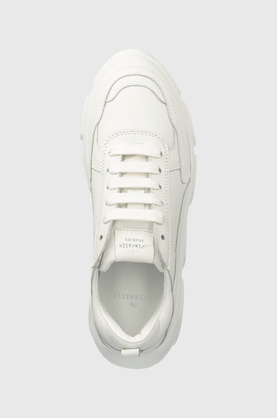 Kožené sneakers boty Copenhagen Vitello bílá CPH40