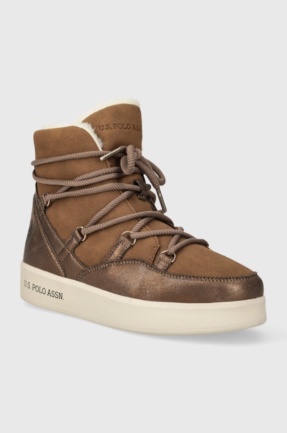 U.S. Polo Assn. śniegowce VEGY VEGY005W.CHY1 brązowy AW23
