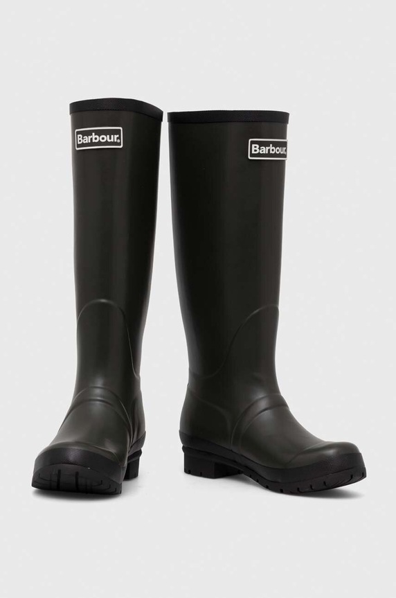 Barbour stivali di gomma Abbey LRF0083OL11 verde AW25
