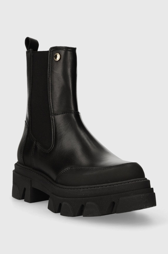 Barbour bőr bokacsizma B.Intl Chicane LFO0634BK11 fekete AW23