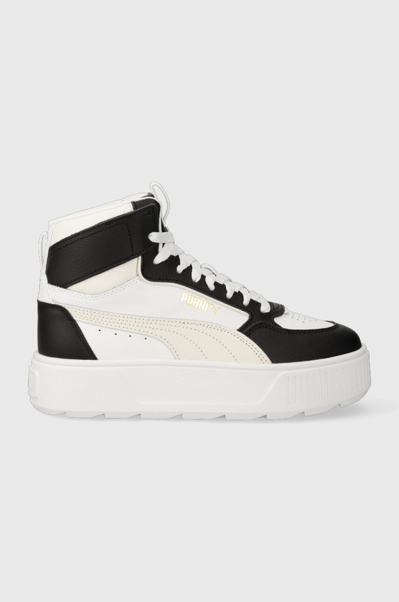 Puma sneakersy Karmen Rebelle Mid imitacja skóry licowej czarny 387213
