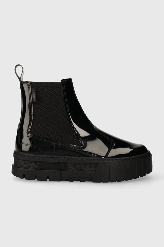 Μπότες τσέλσι Puma Mayze Chelsea Jelly Wns συνθετικό μαύρο 393626