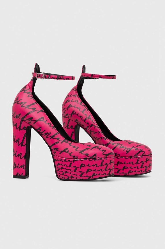 Pinko czółenka Puccini Mary Jane 102011.A1D2.YZ3 różowy AW23