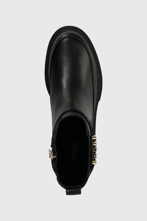 Guess sztyblety YELMA czarny FL8YEA.ELE10.BLACK