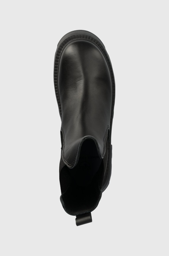 Chiara Ferragni stivaletti chelsea in pelle nero CF3249.001