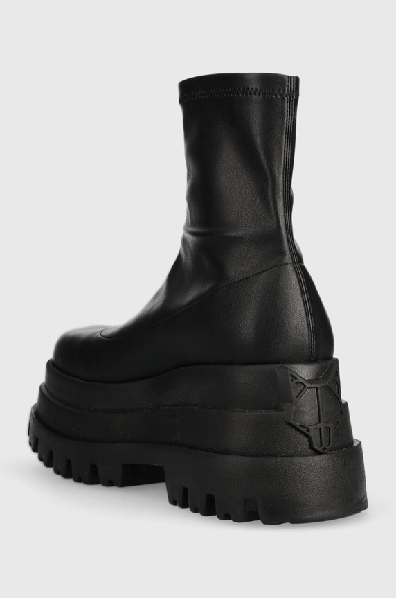 Shoes Naked Wolfe ankle boots Sassy Sassy.Black.Stretch black