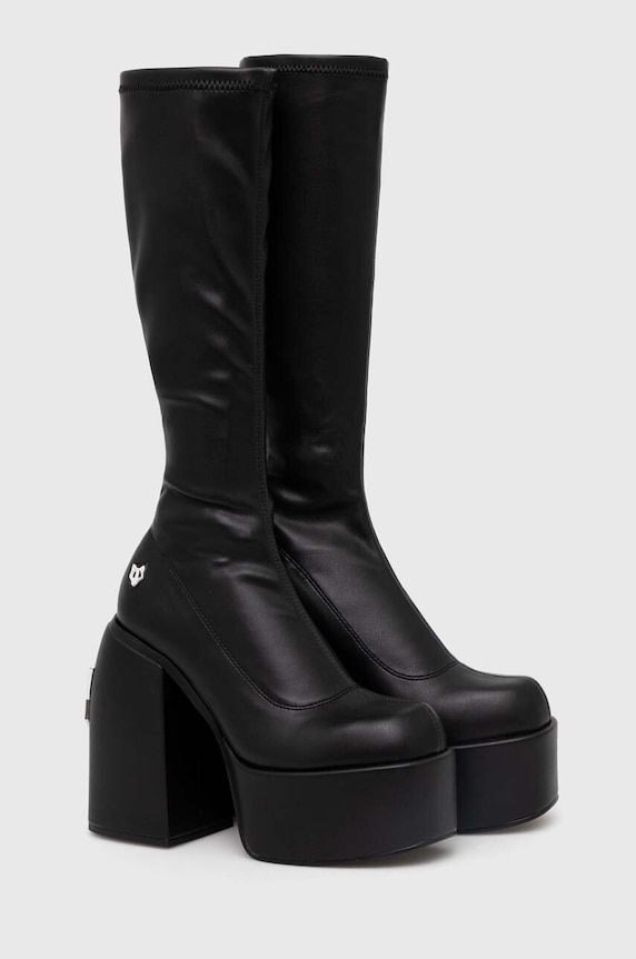 Naked Wolfe kozaki Spice Spice.Black.Stretch czarny AW24