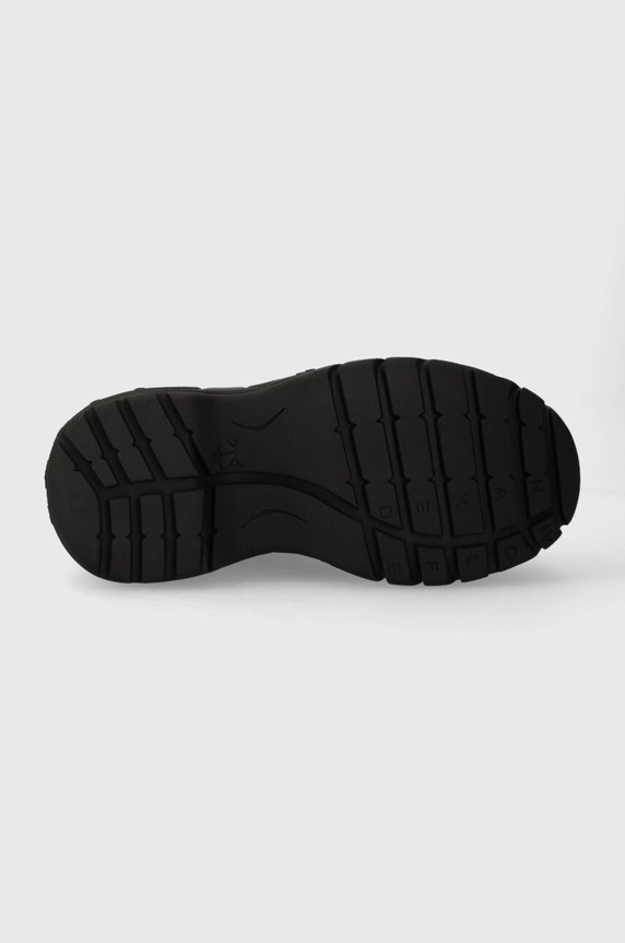 Naked Wolfe bőr sportcipő Sporty Sporty.Black fekete