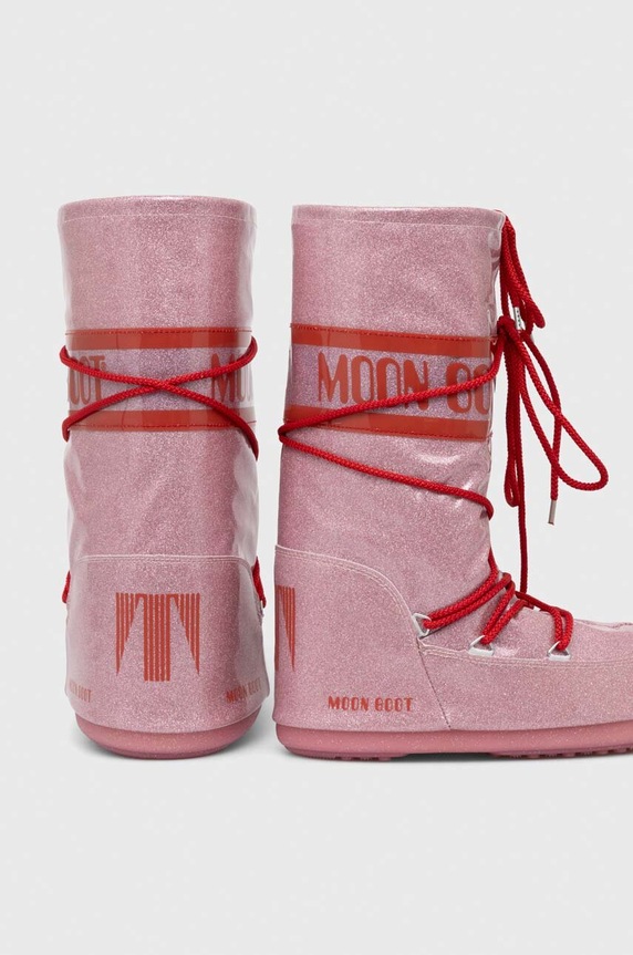 Обувки Апрески Moon Boot ICON GLITTER 14028500.003 розов