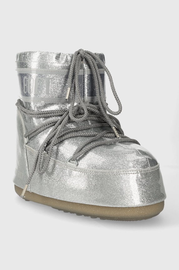 Апрески Moon Boot ICON LOW GLITTER 14094400.002 сребърен AW23