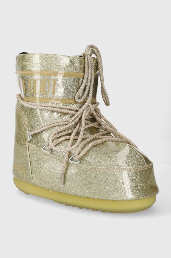 Moon Boot hócipő ICON LOW GLITTER 14094400.004 arany AW23