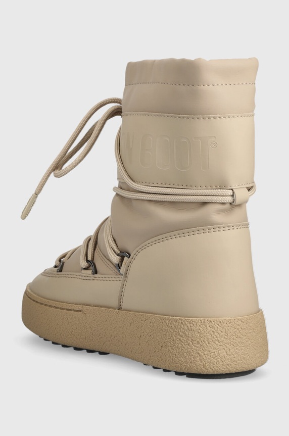 Παπούτσια Μπότες χιονιού Moon Boot LTRACK TUBE RUBBER 24500900.003 μπεζ
