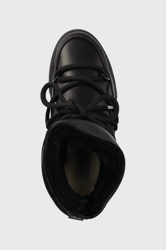 Inuikii bőr hótaposó FULL LEATHER WEDGE fekete 1001.004.0091.000