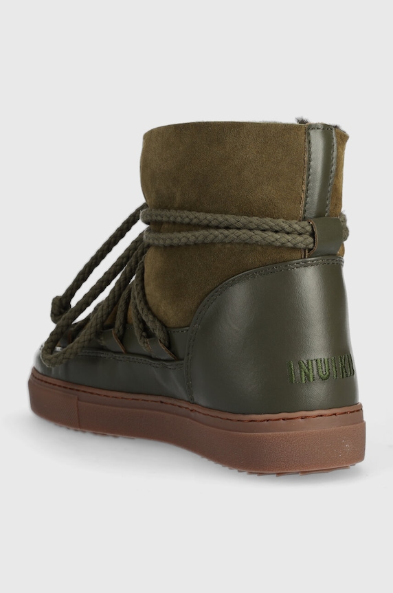 Cipők Inuikii bőr hótaposó CLASSIC 75202.005.Olive zöld