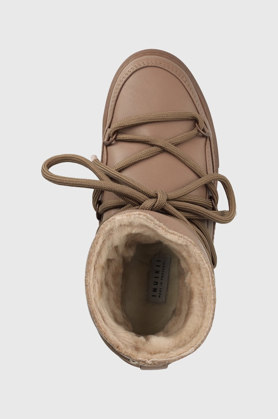 Kožne cipele za snijeg Inuikii Full Leather smeđa 75202.087.Taupe