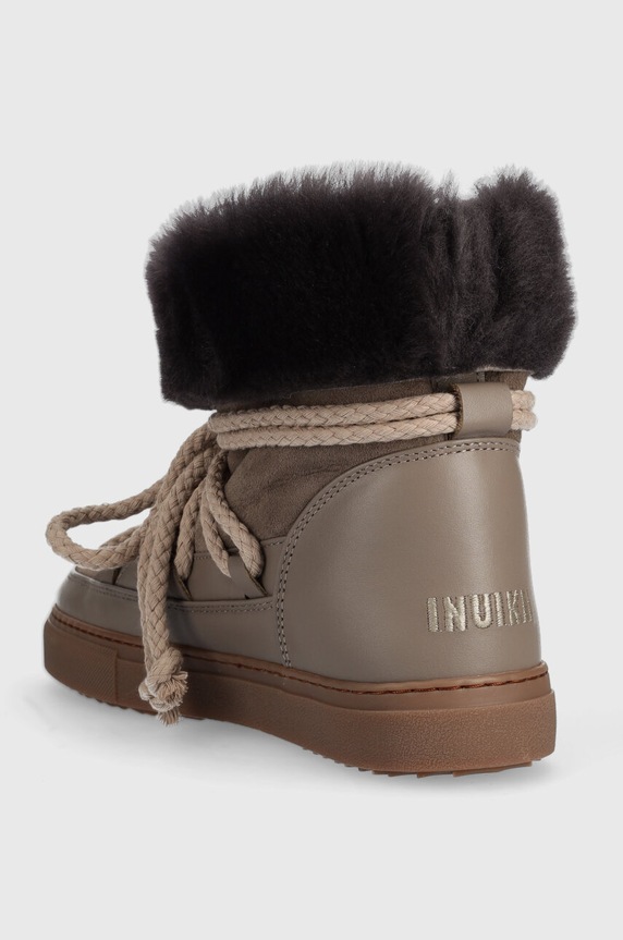 Cipők Inuikii bőr hótaposó CLASSIC HIGH 75207.005.Taupe barna