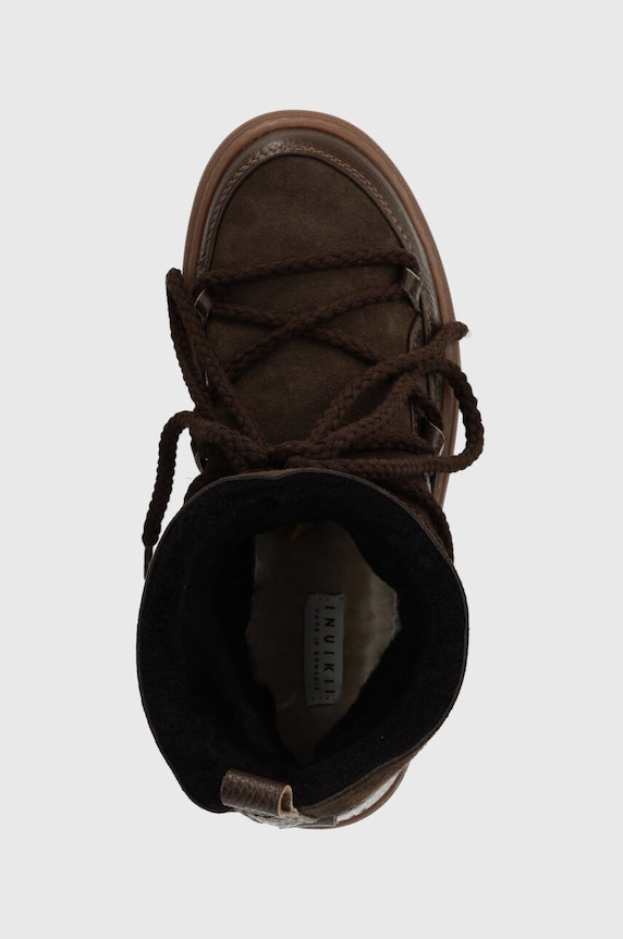 Obuwie Inuikii śniegowce zamszowe Classic 55102.001.DBrown brązowy
