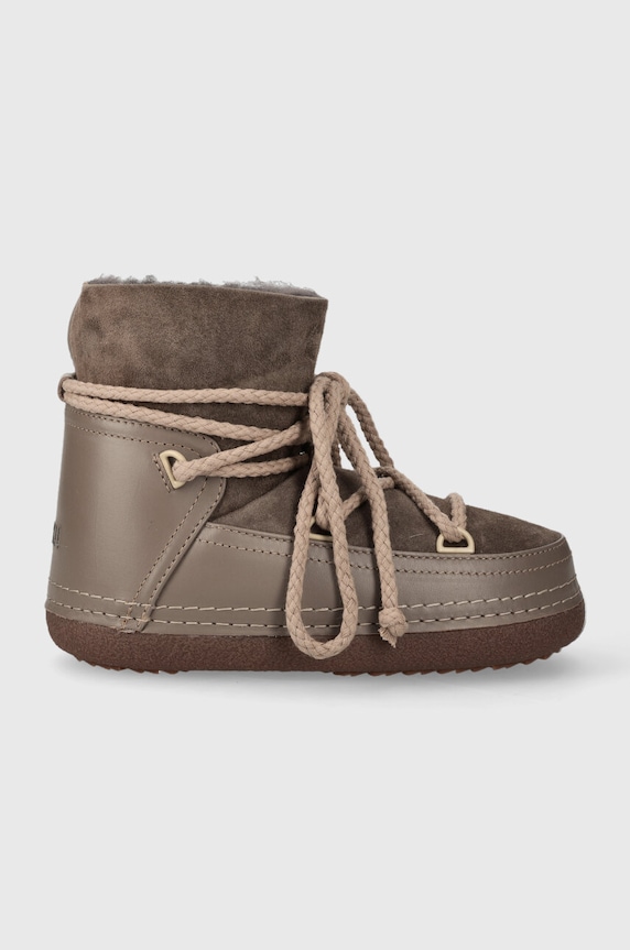 Kožené sněhule Inuikii Classic přírodní kůže hnědá 75101.007.Taupe