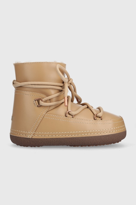 Кожаные сапоги Inuikii Full Leather с утеплением бежевый 75101.087.Beige