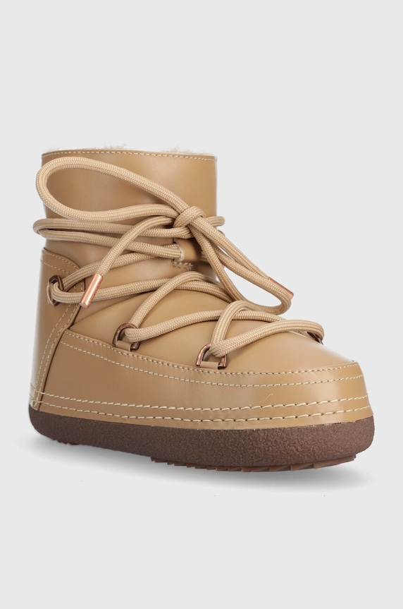Кожаные сапоги Inuikii Full Leather 75101.087.Beige бежевый AW23