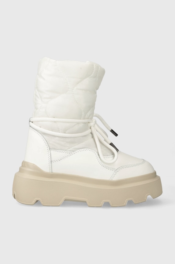 Μπότες χιονιού Inuikii Endurance Padded υφασμάτινο λευκό 75107.147.White