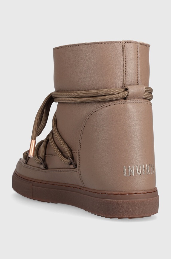 Obuv Kožené snehule Inuikii Full Leather Wedge 1001.004.0091.163 hnedá