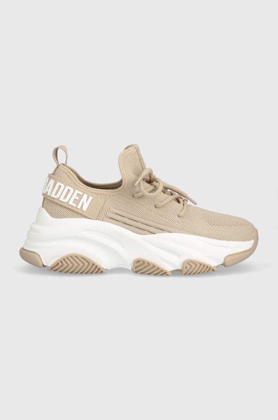 Sneakers boty Steve Madden Protégé-E platforma béžová SM19000032.299