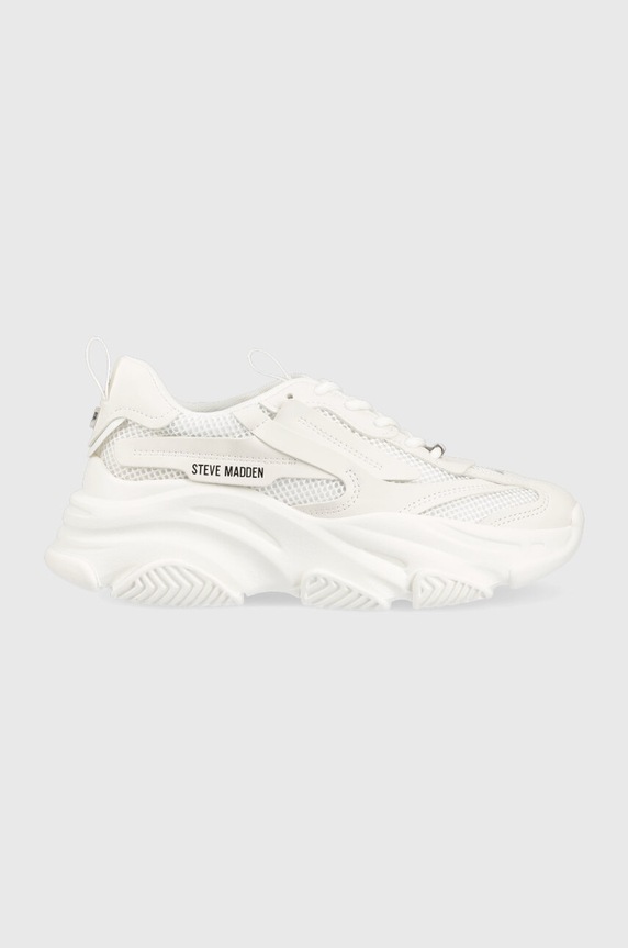 Кроссовки Steve Madden Possession-E имитация натуральной кожи белый SM19000033.002