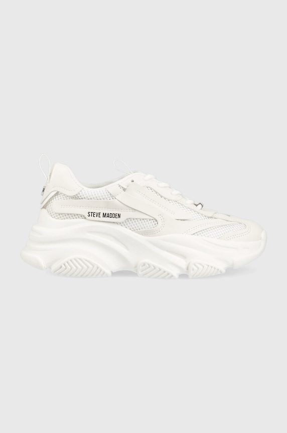 Кроссовки Steve Madden Possession-E имитация натуральной кожи белый SM19000033.002
