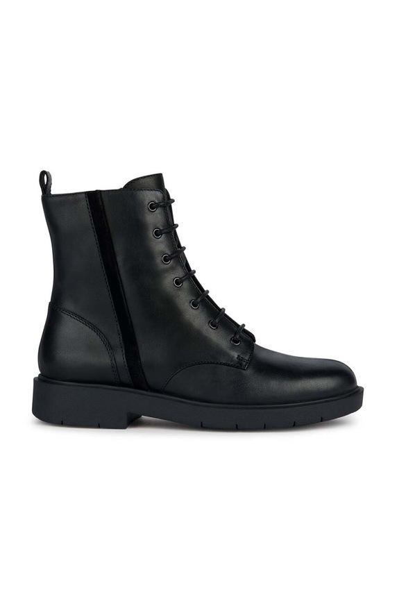 Kožne čizme Geox D SPHERICA EC1 A zrnata koža crna D36QRA.04322.C9999