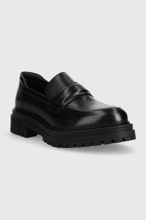 Geox bőr mokaszin D IRIDEA A D36HRA.00043.C9999 fekete AW23