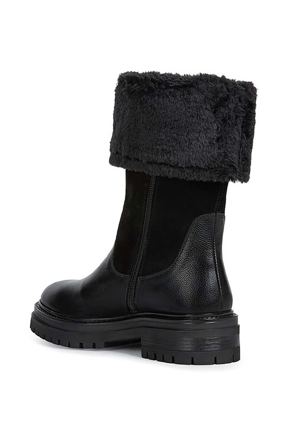 Δερμάτινες μπότες Geox D IRIDEA M μαύρο D04HRM.02246.C9999