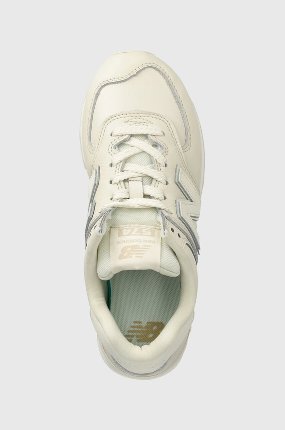 New Balance 574 Triple Cream Leather beige WL574IR2