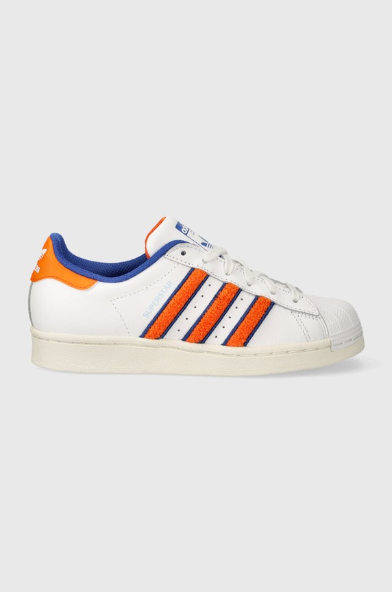 Tenisice adidas Originals Superstar W zrnata koža bijela IF7610
