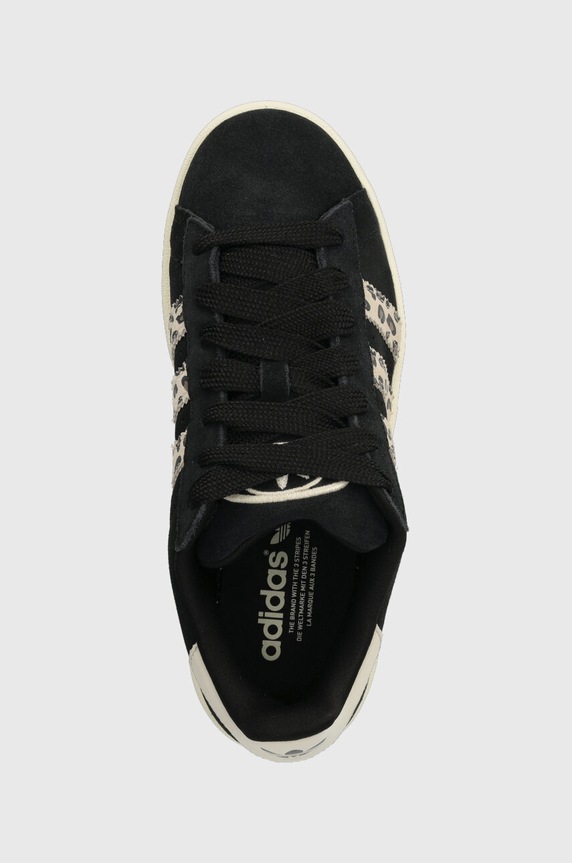 adidas Originals sneakers din piele întoarsă Campus 00s negru ID7039