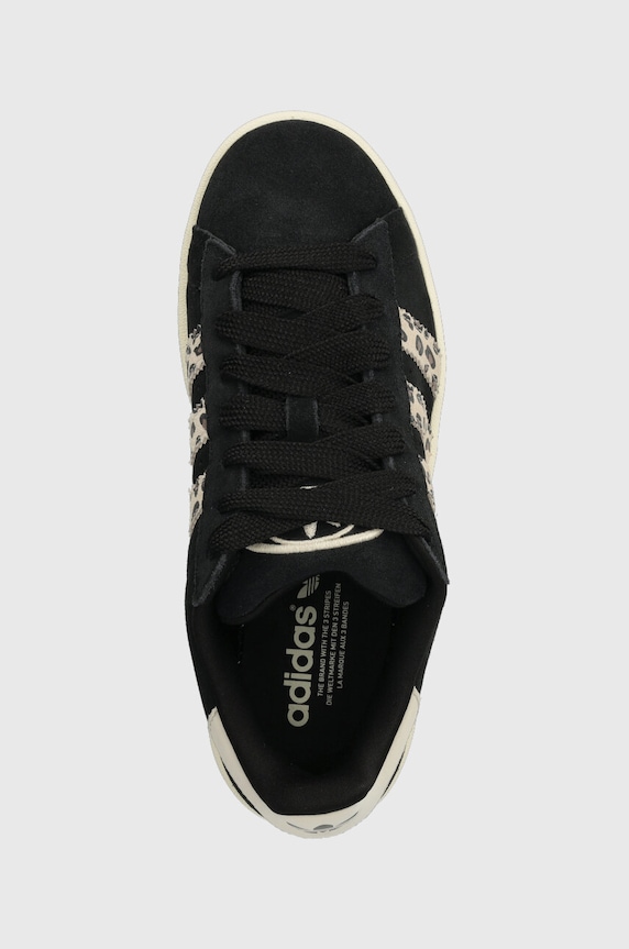 adidas Originals sneakers din piele întoarsă Campus 00s negru ID7039