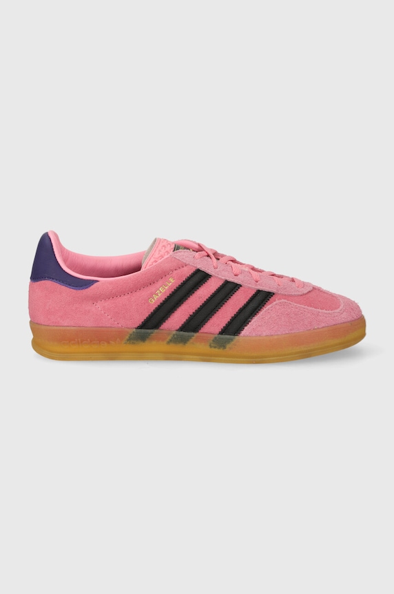 Σουέτ sneakers adidas Originals Gazelle IndoorGazelle Indoor απομίμηση λείου δέρματος ροζ IE7002