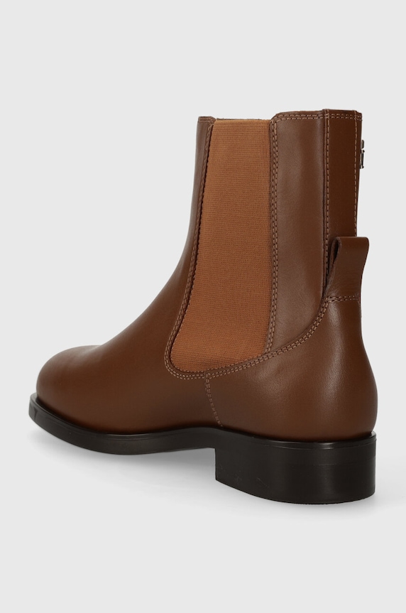 Обувки Кожени боти челси Tommy Hilfiger ELEVATED ESSENT THERMO BOOTIE FW0FW07483 кафяв