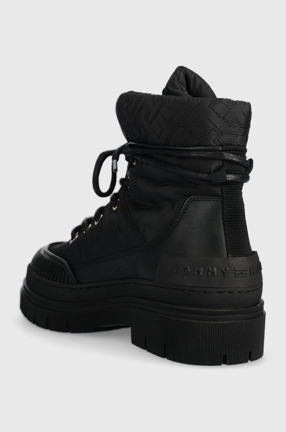 Obuv Členkové topánky Tommy Hilfiger TH MONOGRAM OUTDOOR BOOT FW0FW07502 čierna