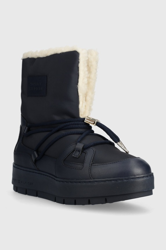 Tommy Hilfiger śniegowce TOMMY ESSENTIAL SNOWBOOT FW0FW07504 granatowy AW23