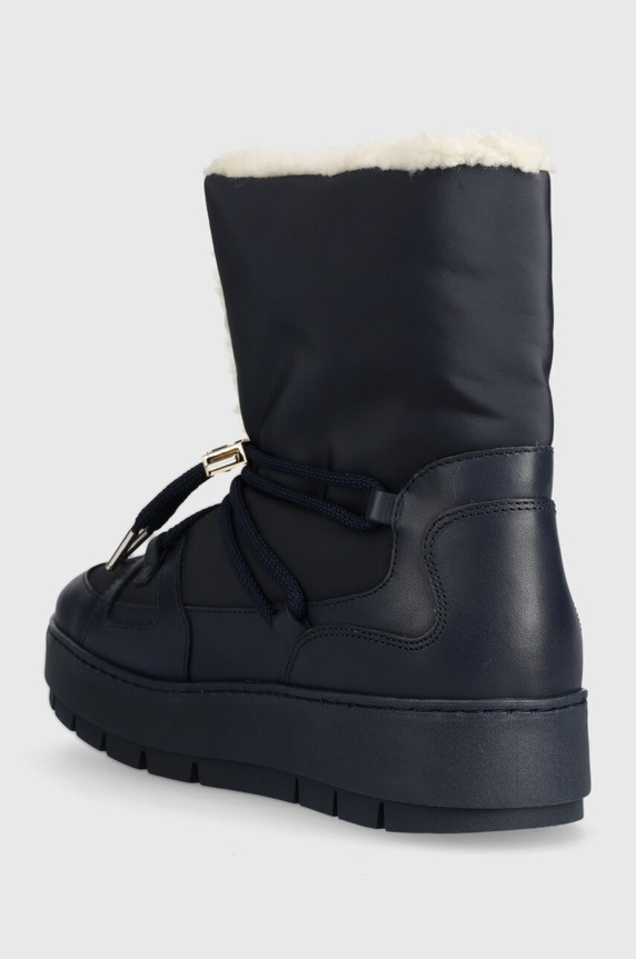 Obuwie Tommy Hilfiger śniegowce TOMMY ESSENTIAL SNOWBOOT FW0FW07504 granatowy
