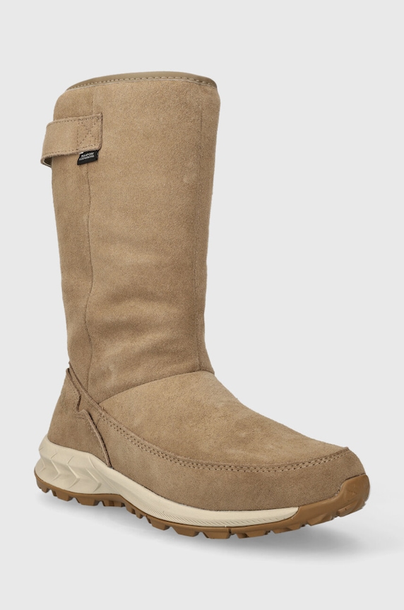 Μπότες χιονιού σουέτ Jack Wolfskin 4053541 καφέ AW23