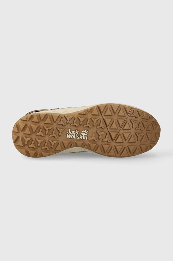 Μπότες χιονιού σουέτ Jack Wolfskin 4053541 καφέ