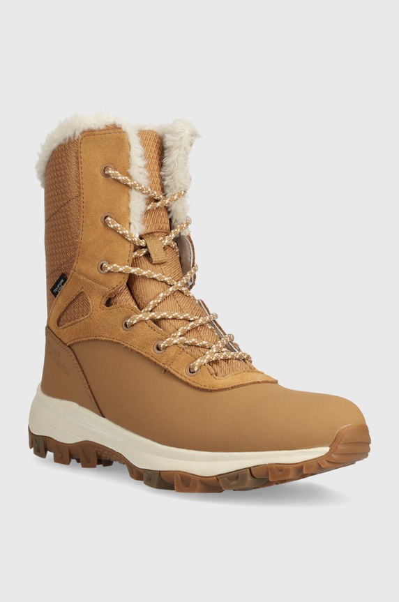 Μπότες χιονιού Jack Wolfskin Everquest Texapore Snow High 4053601 μπεζ AW24