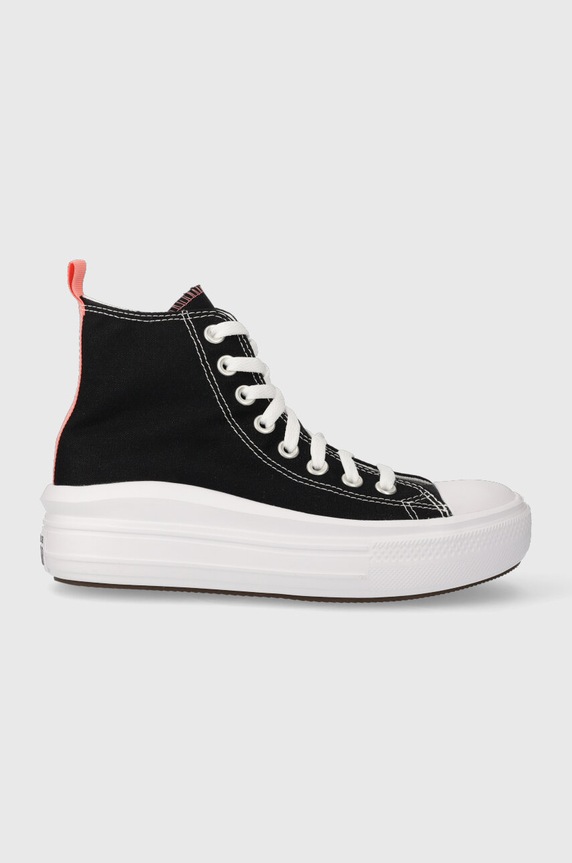 Πάνινα παπούτσια Converse Chuck Taylor All Star Move πλατφόρμα μαύρο 271716C