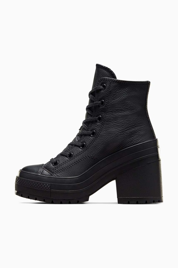Converse bőr csizma Chuck 70 De Luxe Heel fekete A06145C