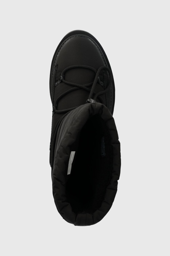 Calvin Klein Jeans śniegowce FLATFORM SNOW BOOT NYLON WN czarny YW0YW01146