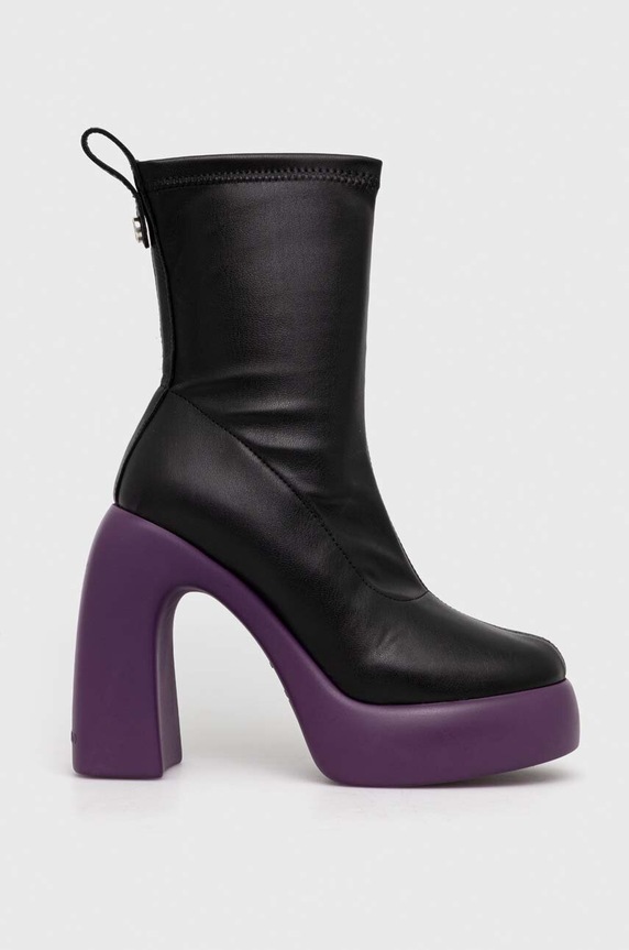 Karl Lagerfeld bokacsizma ASTRAGON HI magas fekete KL33750.F0R