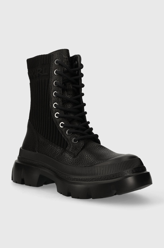 Karl Lagerfeld bakancs TREKKA MAX KC KL43573.400 fekete AW23